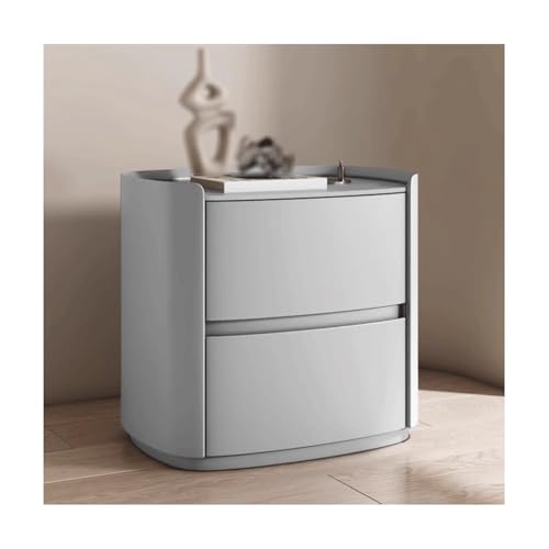 SLOKFV5 Bedside Table Moderner minimalistischer Nachttisch Massivholz Nachttisch mit Lagerschubladen Schlafzimmer Truhe zeitgenössischer Nachtständer Lagerschrank Nachtschrank von SLOKFV5