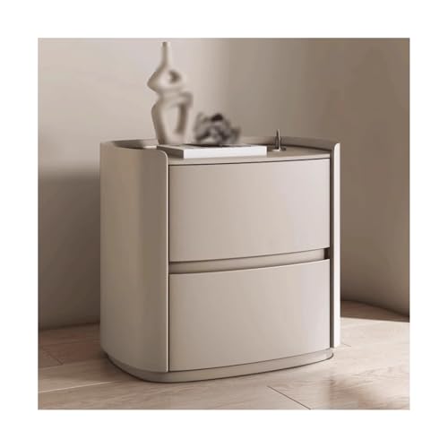 SLOKFV5 Bedside Table Moderner minimalistischer Nachttisch Massivholz Nachttisch mit Lagerschubladen Schlafzimmer Truhe zeitgenössischer Nachtständer Lagerschrank Nachtschrank von SLOKFV5