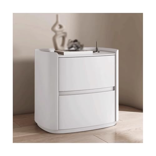 SLOKFV5 Bedside Table Moderner minimalistischer Nachttisch Massivholz Nachttisch mit Lagerschubladen Schlafzimmer Truhe zeitgenössischer Nachtständer Lagerschrank Nachtschrank von SLOKFV5