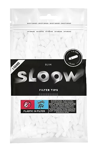 SLOOW 20909 Eindrehzigarettenfilter, Kunststoff SLOOW 20909 Eindrehzigarettenfilter, Kunststoff von SLOOW