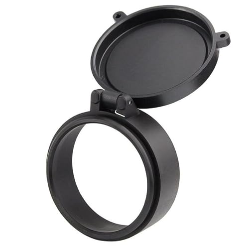1pc Zielfernrohr Objektivabdeckung Flip Spring Up Quick Open Objektiv Staubschutz Schutzkappe for Verschiedene Größen Jagd Kaliber Zielfernrohre (Color : Diameter 64mm) von SLOYCA