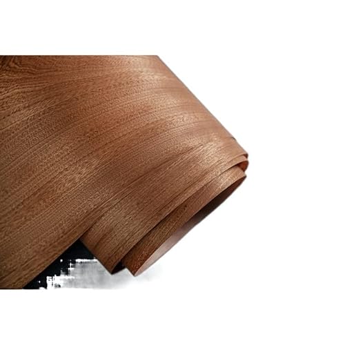 SLOYCA 1 Rolle 2,5 Meter natürliches Furnier dünnes Holz massiv handgefertigt DIY Lautsprecher Gitarrenboden 40 cm ultrabreit Dekorationsfurnier von SLOYCA