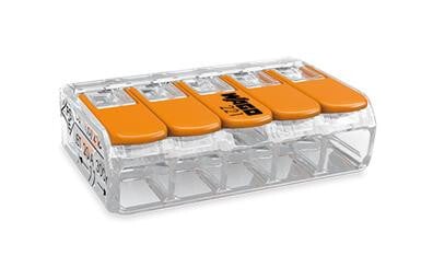 WAGO Verbindungsklemme 0,8-4mm² Compact Hebelklemme von SLS Elektro