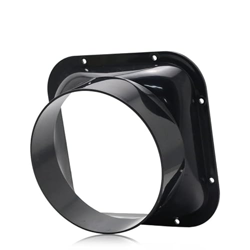 1 Stück ABS-Rundrohrflansch-Sitzkanaldichtungsabdeckung Aluminiumrohr Belüftungsschlauchanschluss Luftsystem-Entlüftungshardware 100-200 mm/Quadrat 150 mm(Straight 125mm) von SLSKO