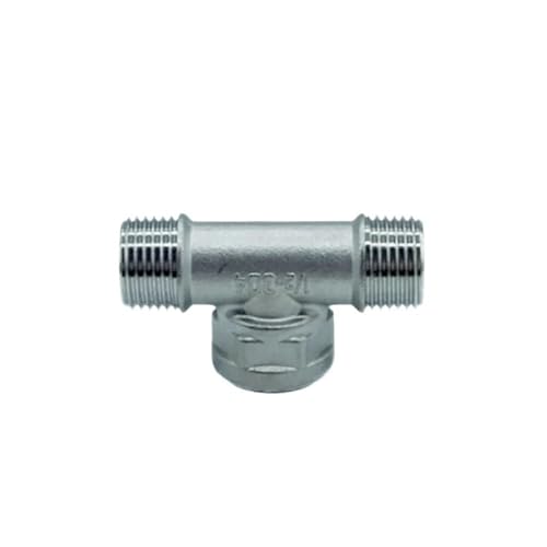 1 Stück BSP männlich + weiblich + männlich Gewinde 3-Wege-T-Stück T-Rohrverschraubung 1/4" 3/8” 1/2" 3/4" 1" 2" Gewinde Sus304 Multifunktional/3/3/8(1,3/8") von SLSKO