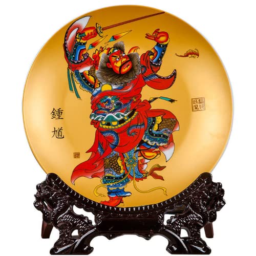 SLSKO 10,2 Zoll chinesische Jingdezhen Keramik Dekoration Hängeplatte Home Crafts Ornamente von SLSKO