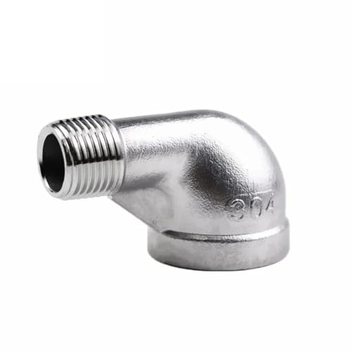 SLSKO Bsp Reduzierter Gewindebogen männlich zu weiblich 3/8'' 1/2'' 3/4'' 1'' Reduzierrohrverbindung Edelstahl-Adapterverschraubung/1Pc/F Dn40 * Dn32 M(F Dn40*Dn32 M) von SLSKO