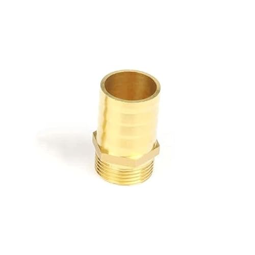 SLSKO Messing-Rohrverschraubung, Schlauchanschlussstück, for Heimwerker, 1/2" BSP-Stecker, Verbindungsstück, Kupferkupplungsadapter(8mm) von SLSKO