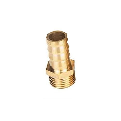 SLSKO Messing-Rohrverschraubung, Schlauchanschlussstück, for Heimwerker, 1/4 Zoll BSP-Stecker, Verbindungsstück, Kupferkupplungsadapter(10mm) von SLSKO