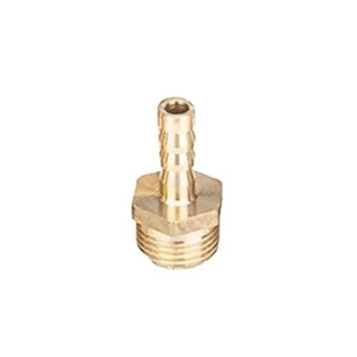 SLSKO Messing-Rohrverschraubung, Schlauchanschlussstück, for Heimwerker, 3/8" BSP-Stecker, Verbindungsstück, Kupferkupplungsadapter(16mm) von SLSKO