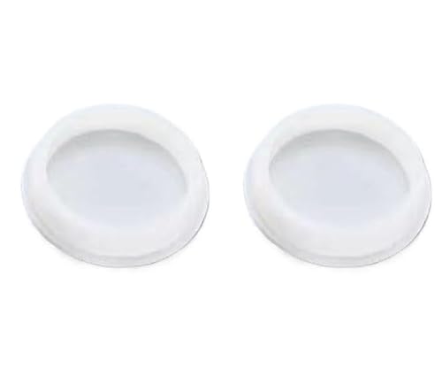 T-förmiger, versiegelter Stopfen, T-förmige Lochstopfen, Silikonkautschuk, 2 Stück, Schwarz/Weiß, mehrere Größen(White,76.3mm) von SLSKO