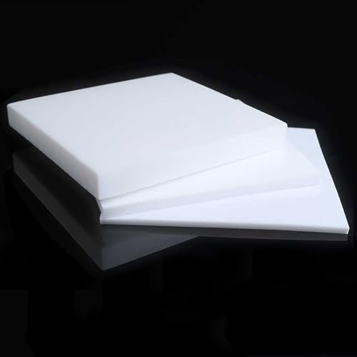 Teflon-PTFE-Kunststoffplatte, Größe 100 x 100 mm, formbare Teflonplatte for Dichtungen und Heimwerkerarbeiten(8mm) von SLSKO
