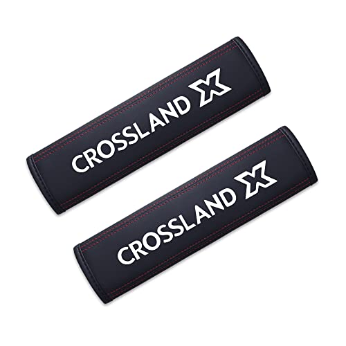 2 Stück Auto Gurtpolster, für Opel Crossland-X Komfort Seat Belt Padding Schulterschutz Innenausstattung ZubehöR,B von SLURF