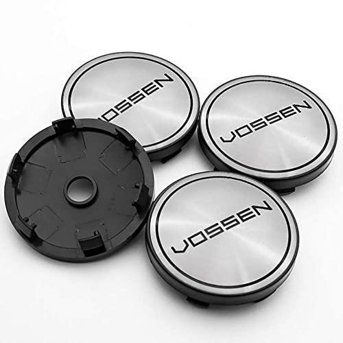4 Stück Auto Nabendeckel Radnabenkappen, für Vossen 60mm Felgendeckel Schmücken Zubehör,C von SLURF