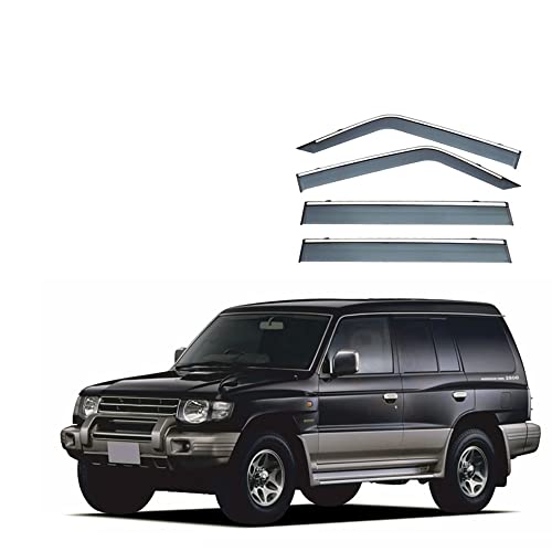 SLURF Auto Seitenfenster Windabweiser für Mitsubishi Pajero V31-V46 MK2-V20 1992-1998 Regenschutz Auto Fenster ZubehöR SLURF Auto Seitenfenster Windabweiser für Mitsubishi Pajero V31-V46 MK2-V20 1992-1998 Regenschutz Auto Fenster ZubehöR von SLURF