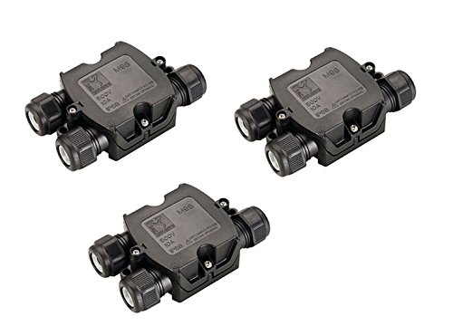 3er Set SLV 3fach Verbindungsbox Kabelverbinder Verbindungsmuffe für Erdkabel IP68 3er Set SLV 3fach Verbindungsbox Kabelverbinder Verbindungsmuffe für Erdkabel IP68 von SLV
