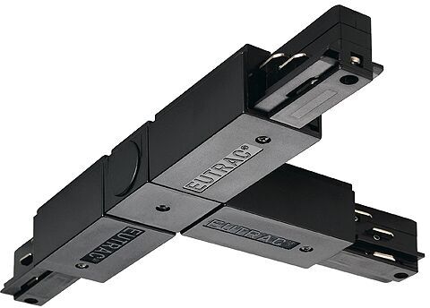 EUTRAC T-Verbinder Schutzl. rechts, schwarz von SLV