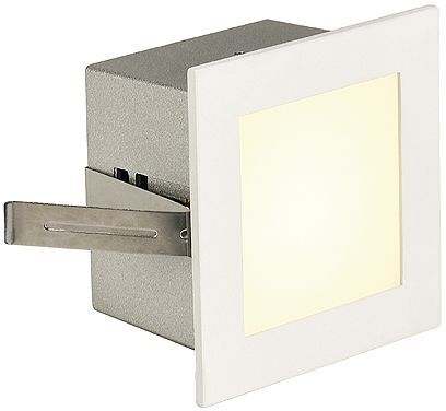 FRAME BASIC LED Einbauleuchte, eckig, mattweiß, warmweiße LED von SLV