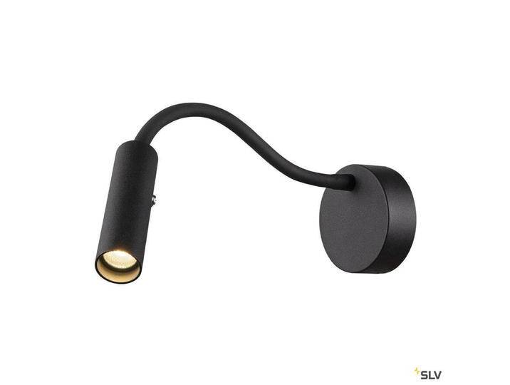 Flexible Nachttischlampe Karpo Goose Schwarz SLV - 1006162 von SLV