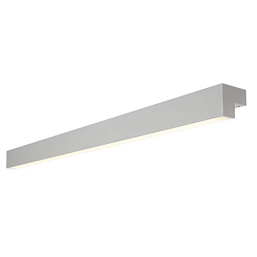 L-LINE 120 LED, Wand- und Deckenleuchte, IP44, 3000K, 3000lm, silber von SLV