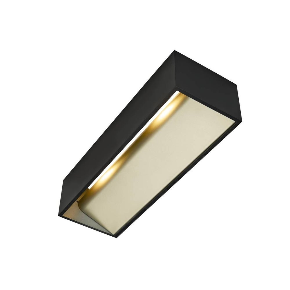 SLV - Logs In L Wandleuchte LED Dim. Black/Brass von SLV