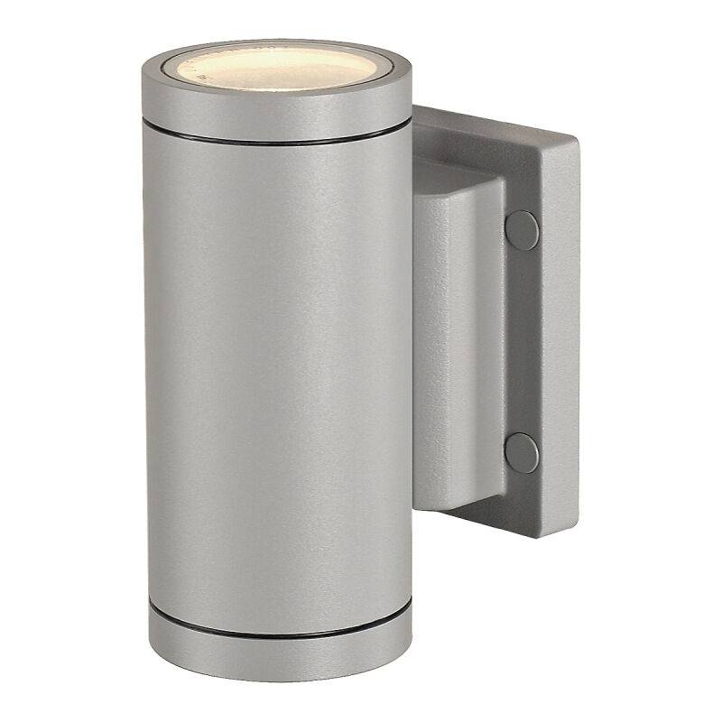 NEW MYRA UP/DOWN Wandleuchte, silbergrau, 2xGU10, max. 2x35W, IP55 von SLV