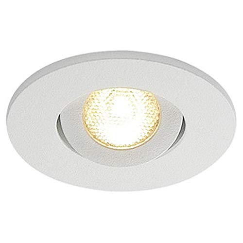 SLV NEW TRIA 45, Einbauleuchte, LED, 3000K, rund, weiß matt, 30°, inklusiv Treiber, Clipfedern von SLV