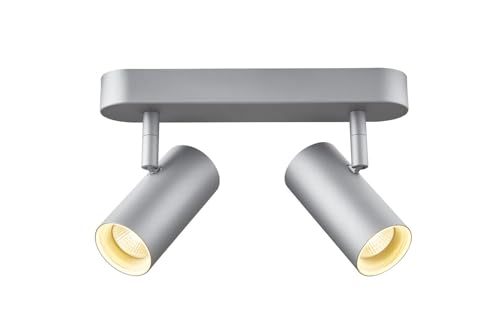 SLV NOBLO, Indoor LED Deckenaufbauleuchte 2700K silber von SLV
