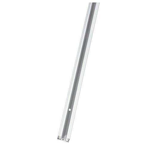 SLV 1Phasen Aufbauschiene | Hochvolt-Stromschiene, Aufbau-Schiene, Schiene zur Montage an Wand oder Decke, Stromschienen-System, Anschluss für 1P Schienen-Strahler | 2m, weiß von SLV