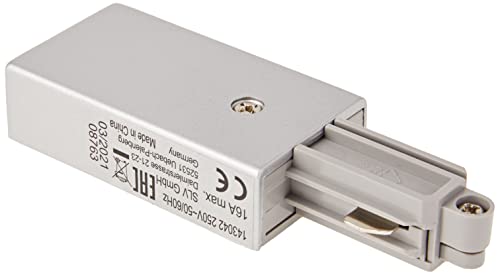 SLV 143042 1 Phasen System Einspeiser für 1-Phasen HV-Stromschiene / grau von SLV