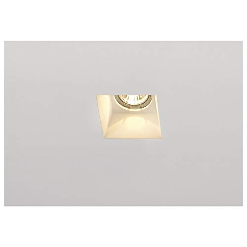 SLV 148071 PLASTRA Downlight, GU10, eckig weisser Gips von SLV