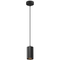 SLV ASTO TUBE, Pendelleuchte, GU10, Pendellänge 250 cm, max. 10W, schwarz von SLV