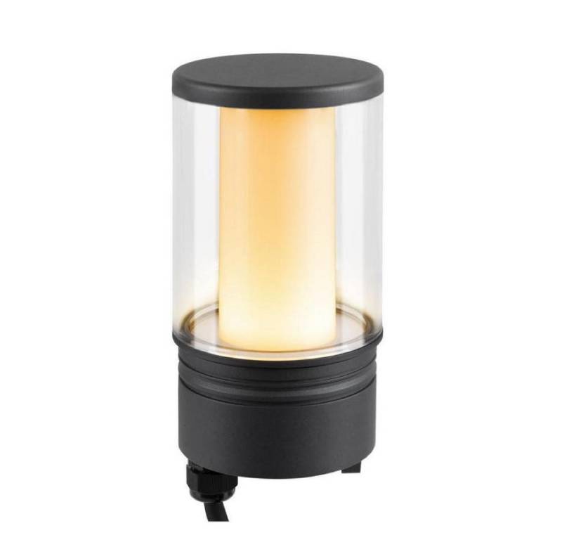 SLV Außen-Stehlampe LED Leuchtenkopf M-Pol in Anthrazit 11W IP65, LED von SLV