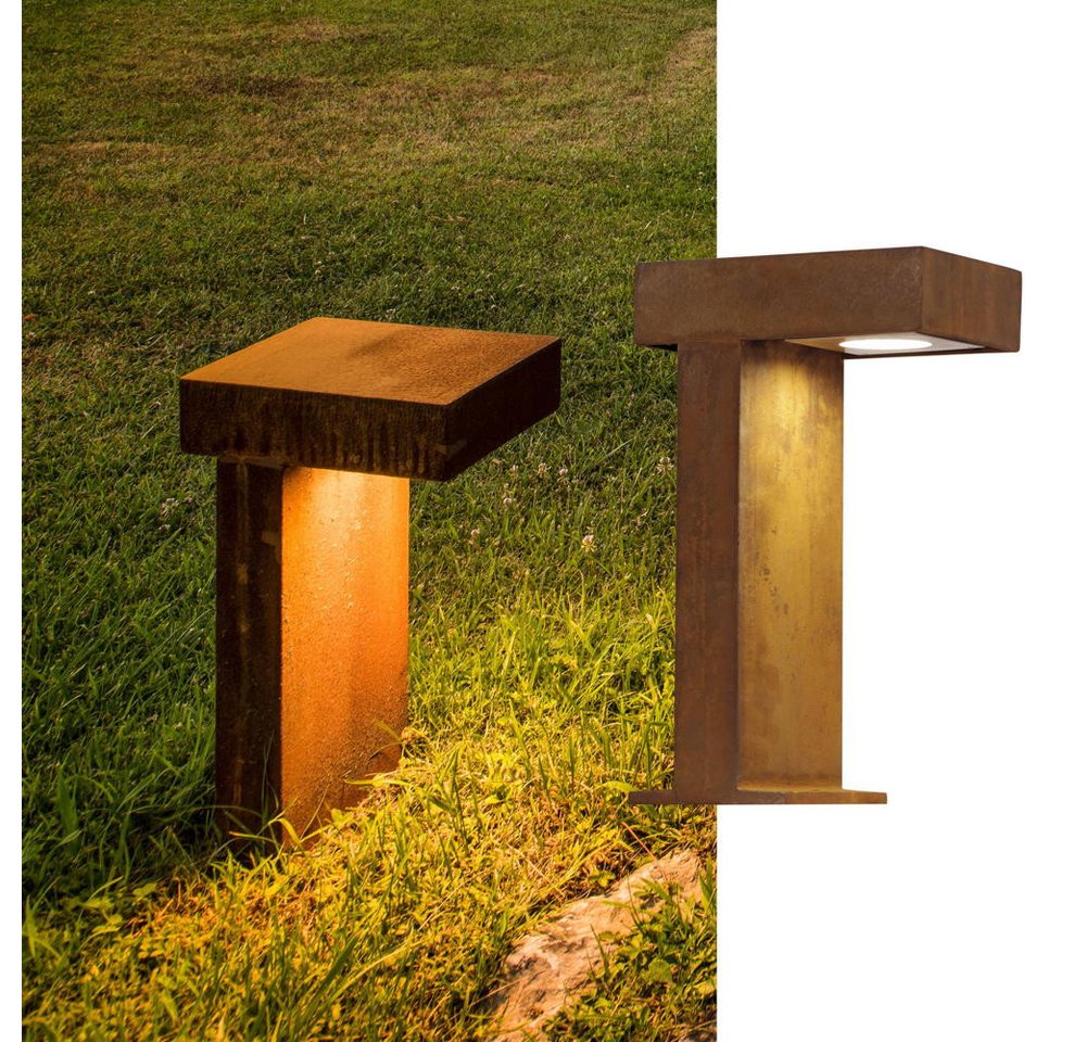 SLV Außen-Stehlampe Sockelleuchte Rusty Pathlight, GX53, IP44 SLV Außen-Stehlampe Sockelleuchte Rusty Pathlight, GX53, IP44 von SLV