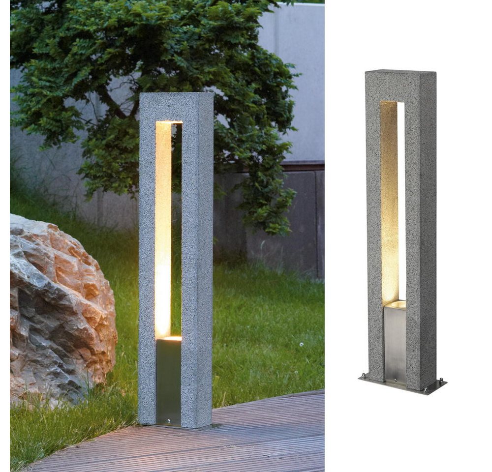 SLV Außen-Stehlampe Wegeleuchte Arrock Arc, GU10, Granit von SLV