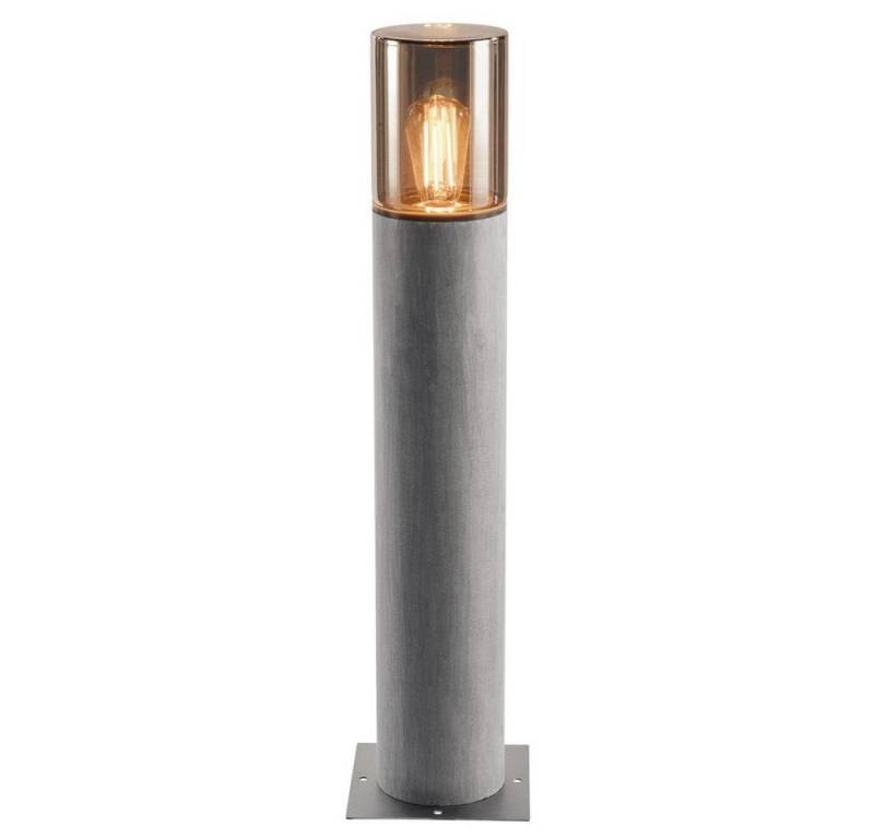 SLV Außen-Stehlampe Wegeleuchte Lisenne Pole 70, E27, grau, IP54 von SLV