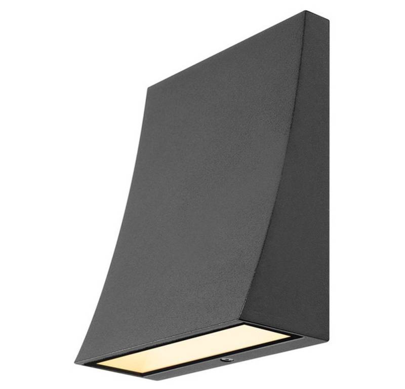 SLV Außen-Wandleuchte LED Außenwandleuchte Delwa, 3000K, IP44, schwarz, LED SLV Außen-Wandleuchte LED Außenwandleuchte Delwa, 3000K, IP44, schwarz, LED von SLV