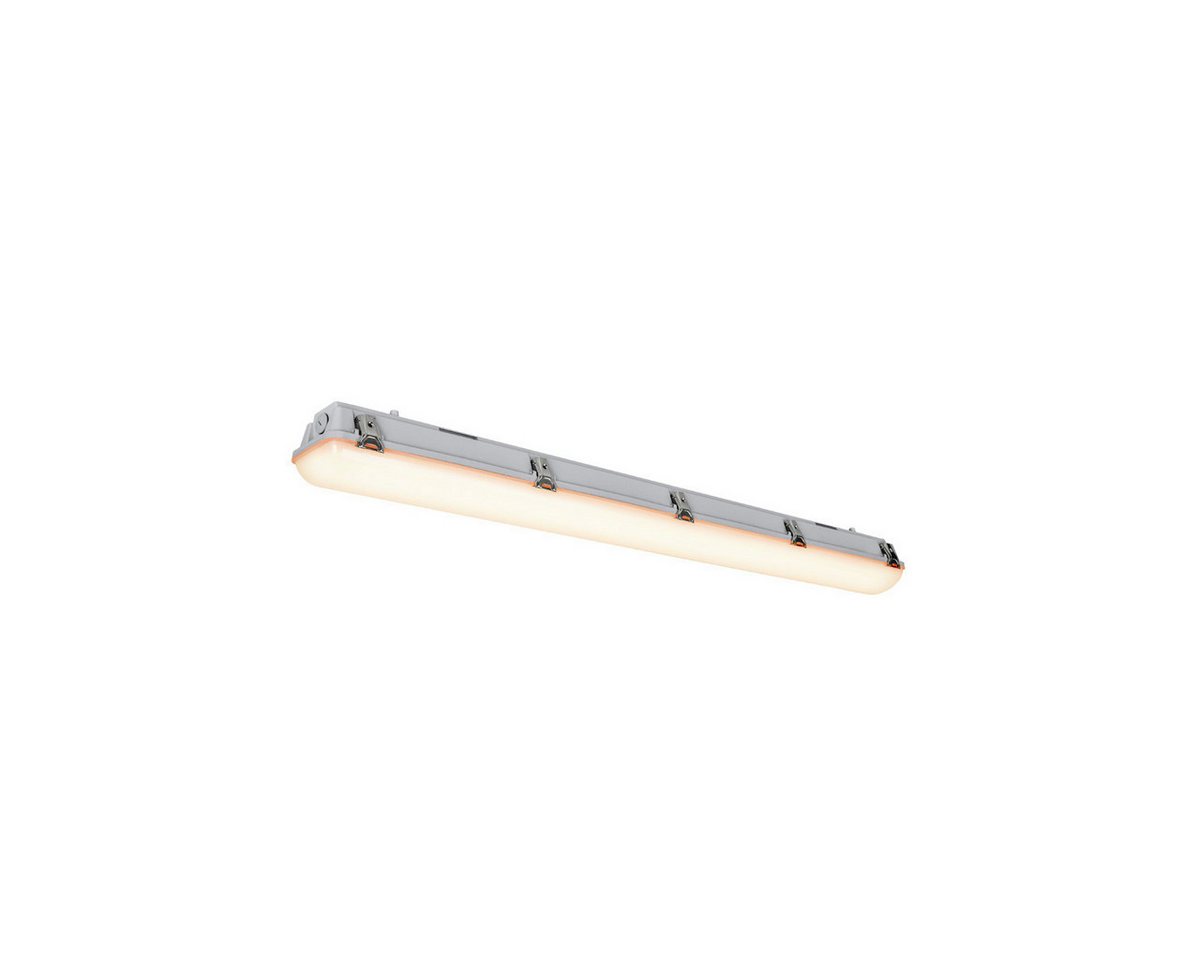 SLV Außen-Wandleuchte LED Wand- und Deckenleuchte Imperva in Silbergrau 40W 3000K IP66, LED von SLV
