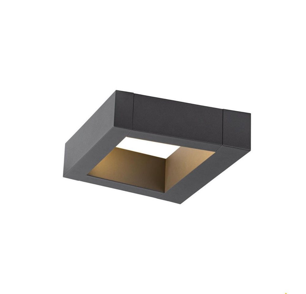 SLV Außen-Wandleuchte LED Wandaufbauleuchte Bookat in Anthrazit 15W 990lm IP65, LED SLV Außen-Wandleuchte LED Wandaufbauleuchte Bookat in Anthrazit 15W 990lm IP65, LED von SLV