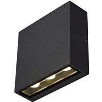 SLV BIG QUAD UP/DOWN 1005126 Wandleuchte LED fest eingebaut 8.2W Anthrazit von SLV