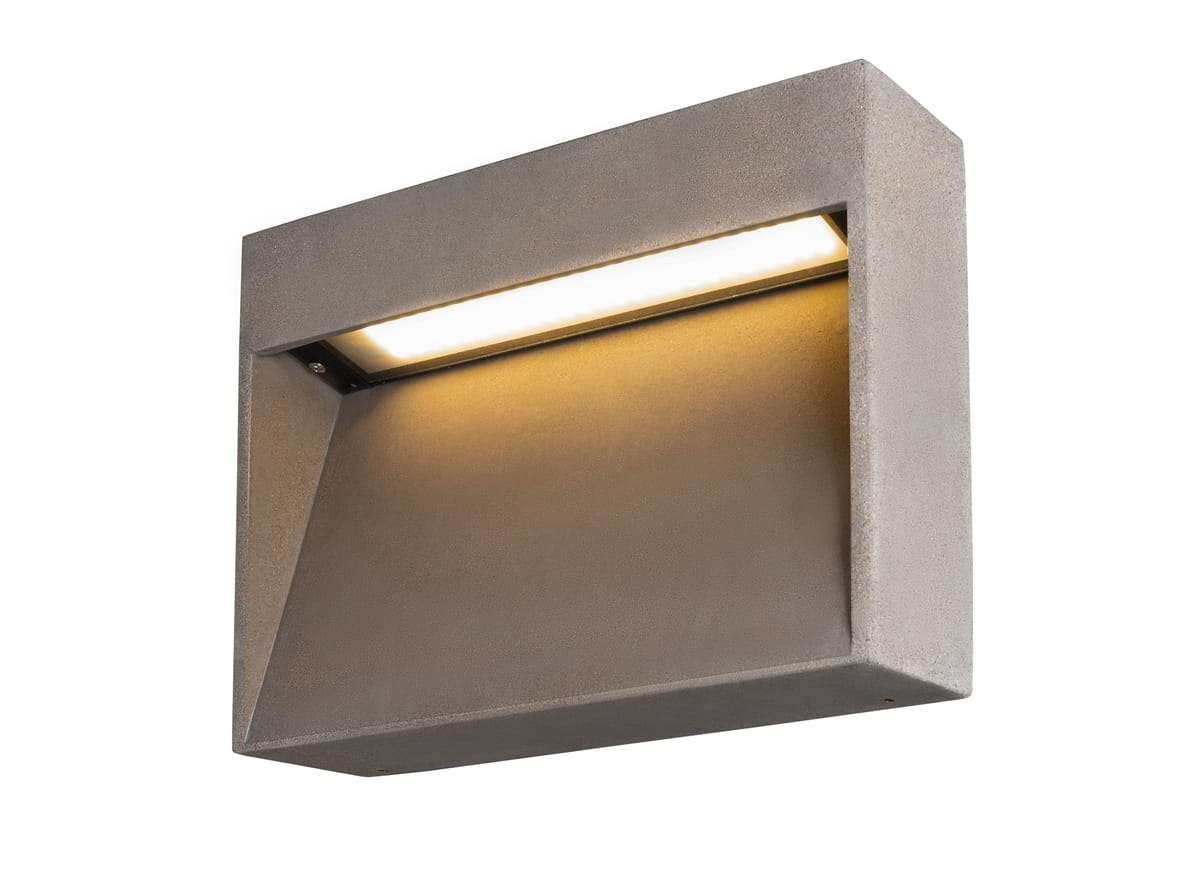 SLV - Concreto LED Außen Wandleuchte M IP65 Light Grey SLV von SLV