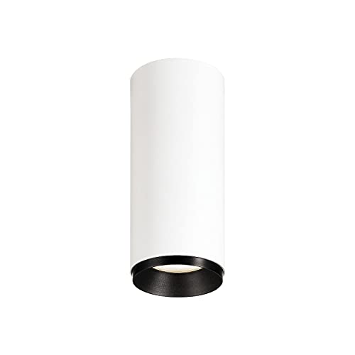 SLV Deckenaufbauleuchte NUMINOS® CL PHASE S / LED Spot, Fluter, Deckenstrahler, Deckenleuchte, Aufbau-Leuchte, Innen-Beleuchtung / 4000K 10.42W 1100lm weiß dimmbar 36Grad von SLV