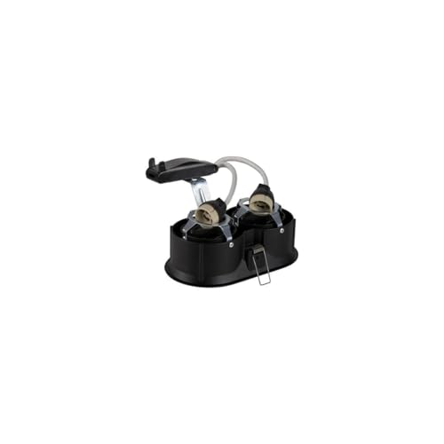 SLV Deckeneinbauleuchte HORN / Spot, Fluter, Deckenstrahler, Deckenleuchte, Einbau-Leuchte LED, Innen-Beleuchtung / GU10 25W schwarz von SLV