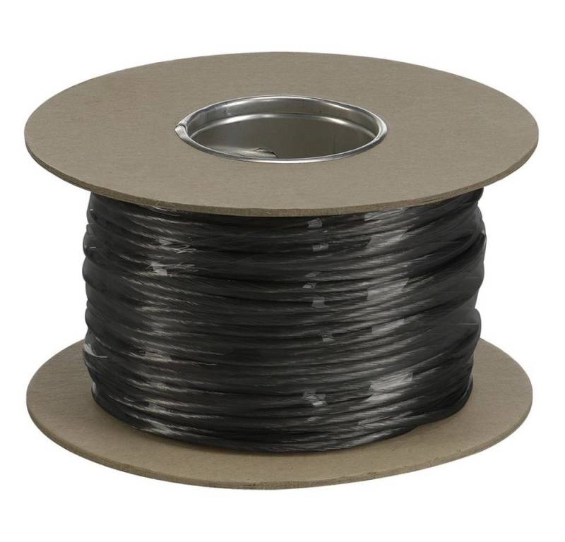 SLV Deckenleuchte Tenseo Seilsystem, Niedervolt-Seil, 4 mm², schwarz, 100 m, keine Angabe, Leuchtmittel enthalten:, warmweiss, Seilsystem von SLV