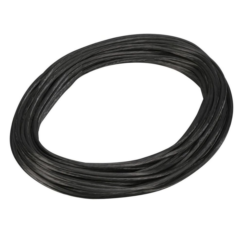 SLV Deckenleuchte Tenseo Seilsystem, Niedervolt-Seil, 6 mm², schwarz, 20 m, keine Angabe, Leuchtmittel enthalten:, warmweiss, Seilsystem von SLV