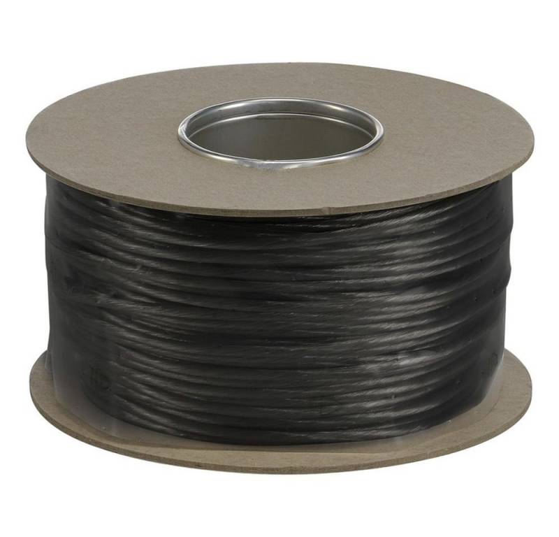 SLV Deckenleuchte Tenseo Seilsystem, Niedervolt-Seil, 6 mm², schwarz, 100 m, keine Angabe, Leuchtmittel enthalten:, warmweiss, Seilsystem von SLV