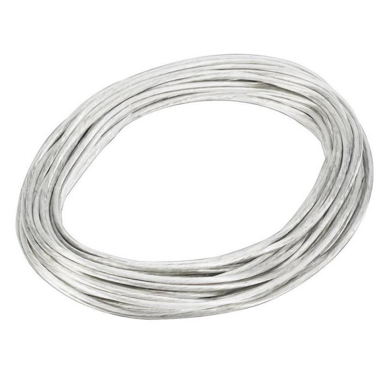 SLV Deckenleuchte Tenseo Seilsystem, Niedervolt-Seil, 6 mm², weiß, 20 m, keine Angabe, Leuchtmittel enthalten:, warmweiss, Seilsystem von SLV