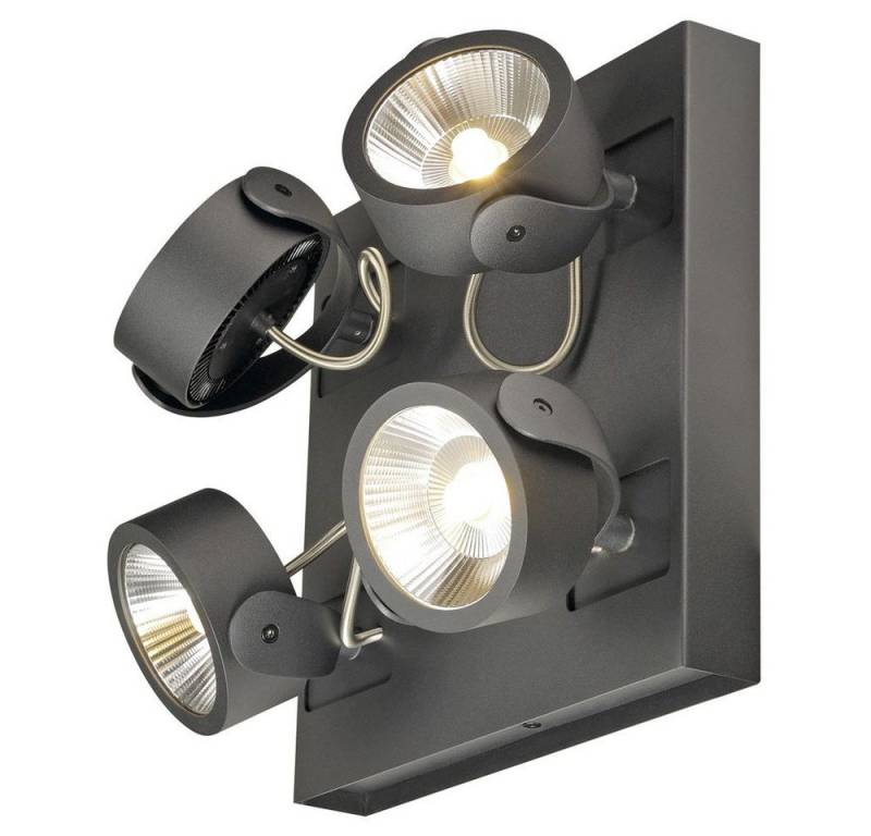 SLV Deckenstrahler LED Wand- und Deckenleuchte Kalu, rechteckig, 4-flammig, 3000K, LED SLV Deckenstrahler LED Wand- und Deckenleuchte Kalu, rechteckig, 4-flammig, 3000K, LED von SLV