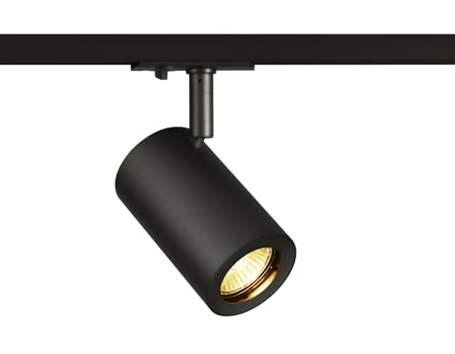 SLV ENOLA B TRACK | LED Schienen-Strahler, Dreh- und schwenkbarer 1-Phasen-Strahler, Deckenstrahler, Deckenleuchte, Schienensystem, Innenleuchte | GU10, inkl. 1P.-Adapter, Schwarz SLV ENOLA B TRACK | LED Schienen-Strahler, Dreh- und schwenkbarer 1-Phasen-Strahler, Deckenstrahler, Deckenleuchte, Schienensystem, Innenleuchte | GU10, inkl. 1P.-Adapter, Schwarz von SLV