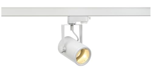 SLV EURO SPOT | Spot für Hochvolt-Stromschiene, LED 3-Phasen-Strahler, Decken-Strahler, Decken-Leuchte, Schienensystem, Innen-Beleuchtung |GU10, weiß, max. 25W, inkl. 3Phasen-Adapter SLV EURO SPOT | Spot für Hochvolt-Stromschiene, LED 3-Phasen-Strahler, Decken-Strahler, Decken-Leuchte, Schienensystem, Innen-Beleuchtung |GU10, weiß, max. 25W, inkl. 3Phasen-Adapter von SLV